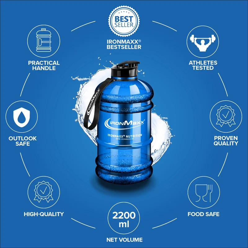 Water Gallon (2200ml) - Blau