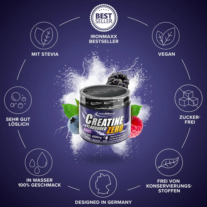 Creatine Flavoured Zero (250g) - Wildberries
