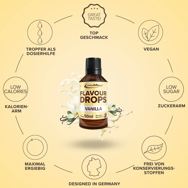 Flavour Drops (50ml) - Vanille