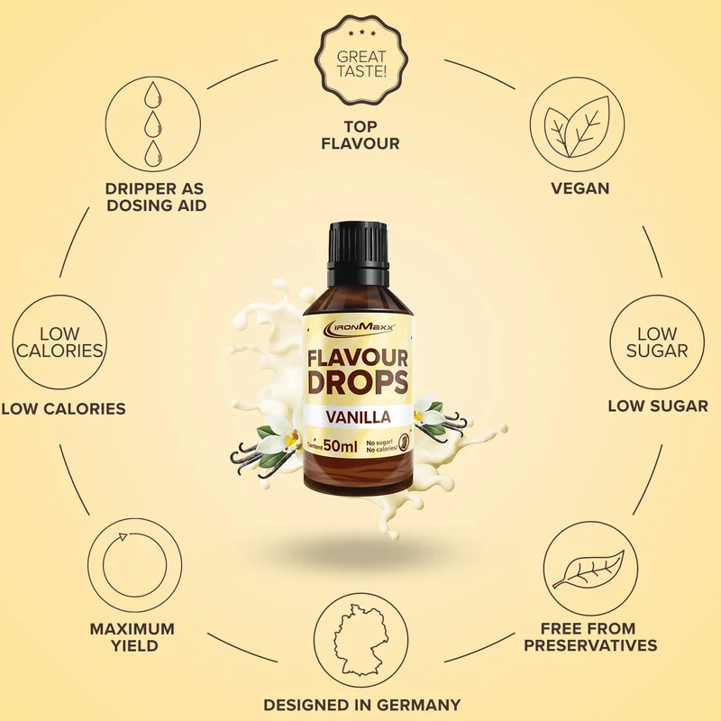 Flavour Drops (50ml) - Vanille