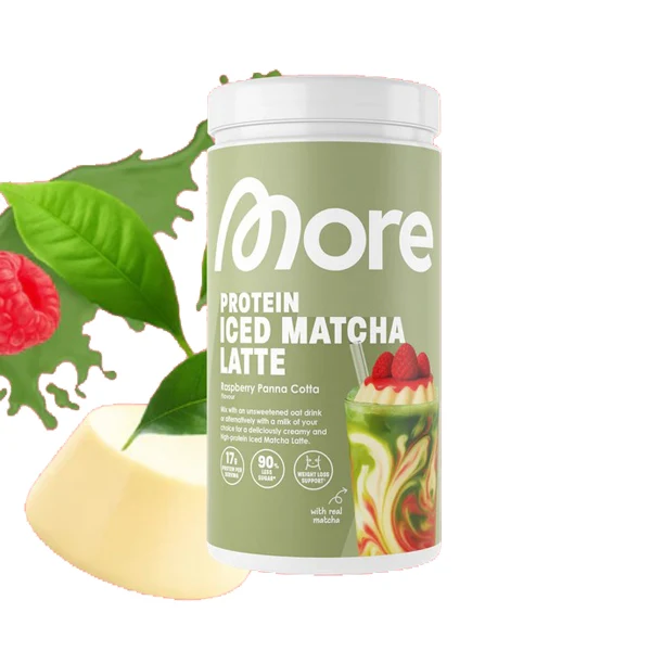 More Nutrition PROTEIN ICED MATCHA LATTE, 500 g Dose