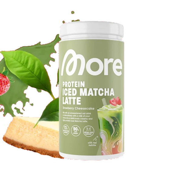 More Nutrition PROTEIN ICED MATCHA LATTE, 500 g Dose