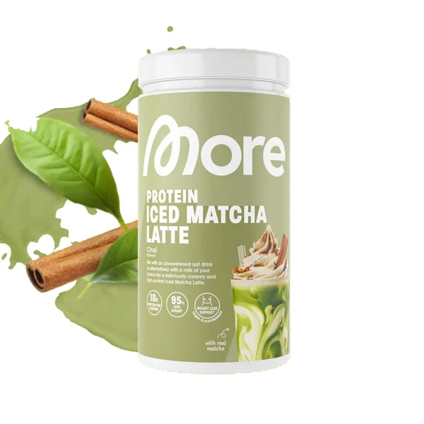 More Nutrition PROTEIN ICED MATCHA LATTE, 500 g Dose