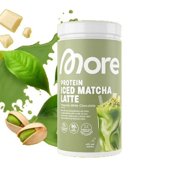 More Nutrition PROTEIN ICED MATCHA LATTE, 500 g Dose