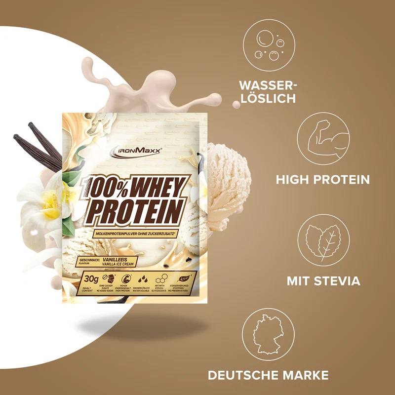 100% Whey Protein (30g) - Vanilla Ice Cream