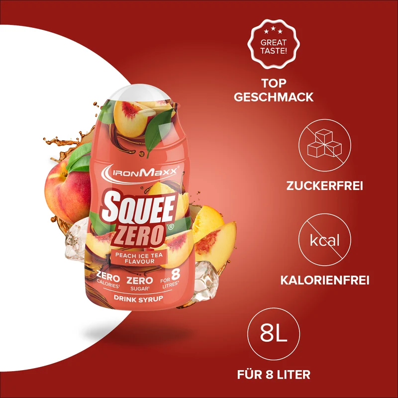 SqueeZero (65ml) - Pfirsich Eistee