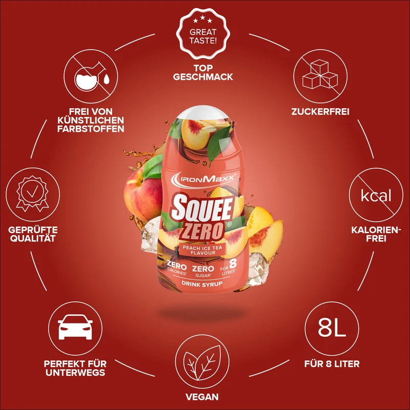 SqueeZero (65ml) - Pfirsich Eistee