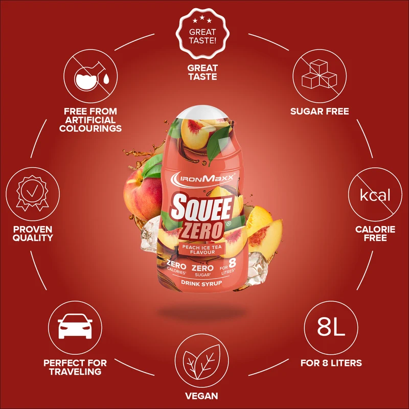 SqueeZero (65ml) - Pfirsich Eistee
