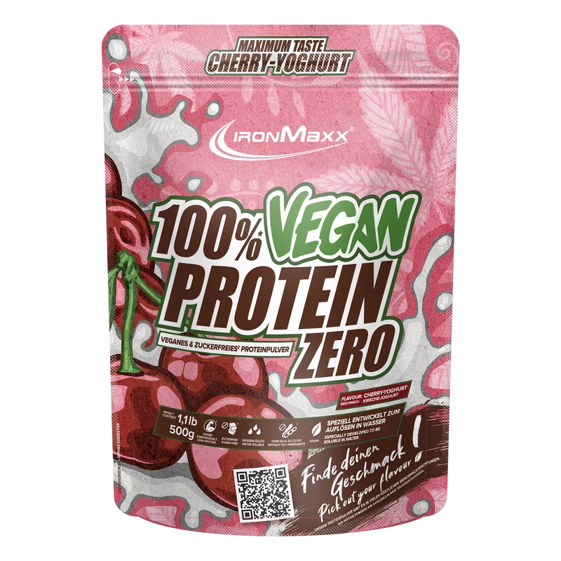100% Vegan Protein Zero (500g) - Cherry Joghurt