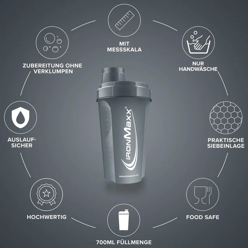Shaker (700ml) - Anthrazit Matt
