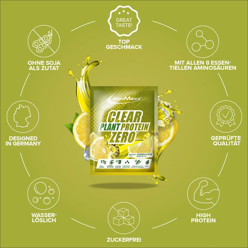 Clear Plant Protein ZERO (17g) - Lemon Ice Tea