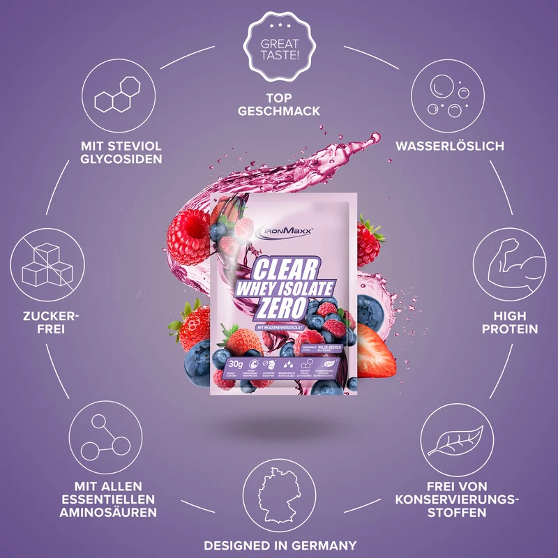 Clear Whey Isolate ZERO (30g) - Wild Berries
