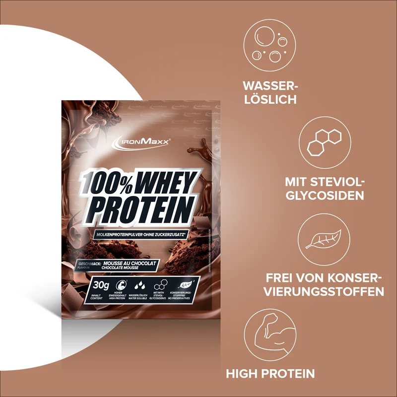 100% Whey Protein (30g) - Mousse au Chocolate