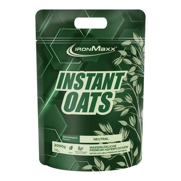 IronMaxx INSTANT OATS HAFERFLOCKEN, 2000 g Beutel