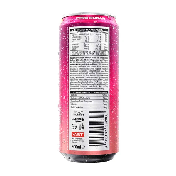 Vast V8 FUEL ENERGY ZERO SUGAR, 500 ml Dose
