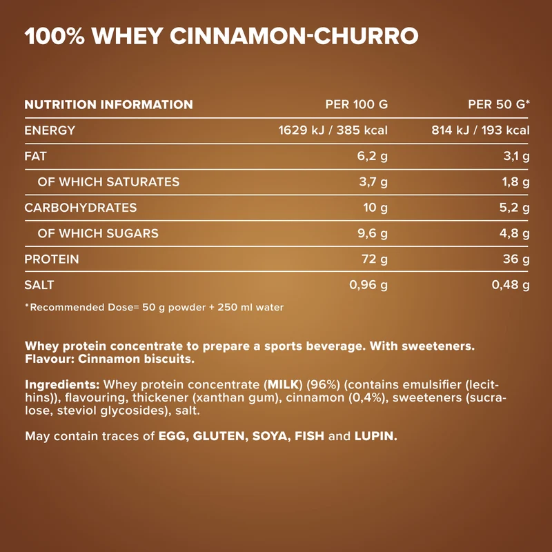 100% Whey Protein (30g) - Cinnamon Churro