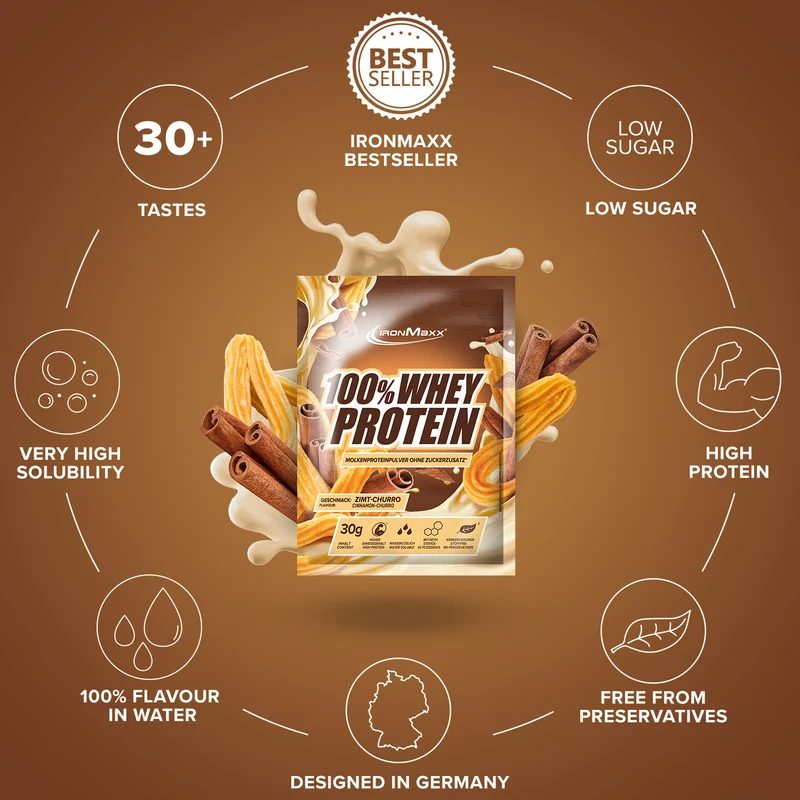 100% Whey Protein (30g) - Cinnamon Churro