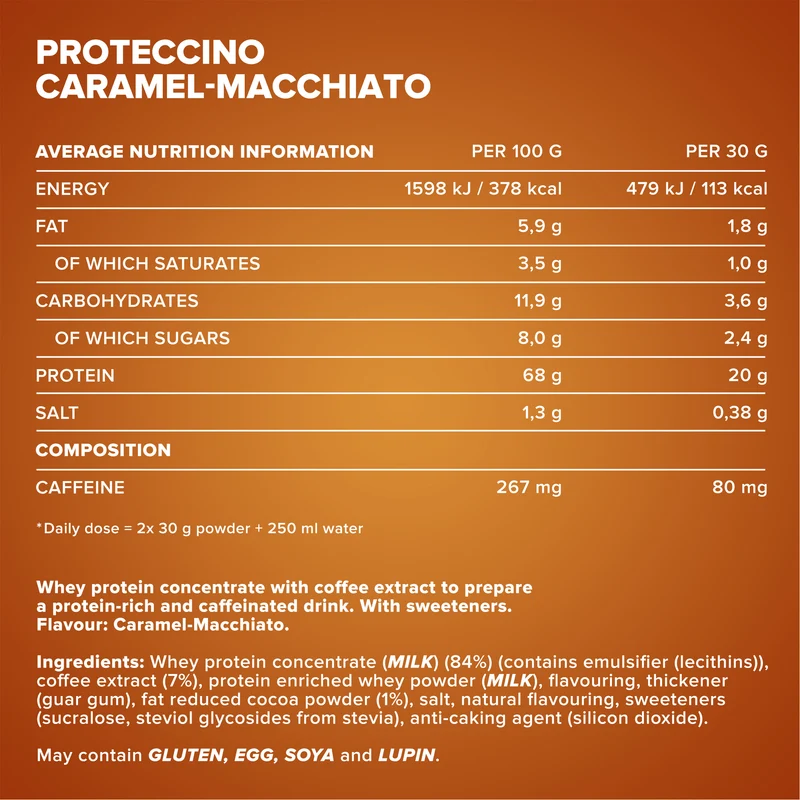 Proteccino (30g) - Caramel Macchiato