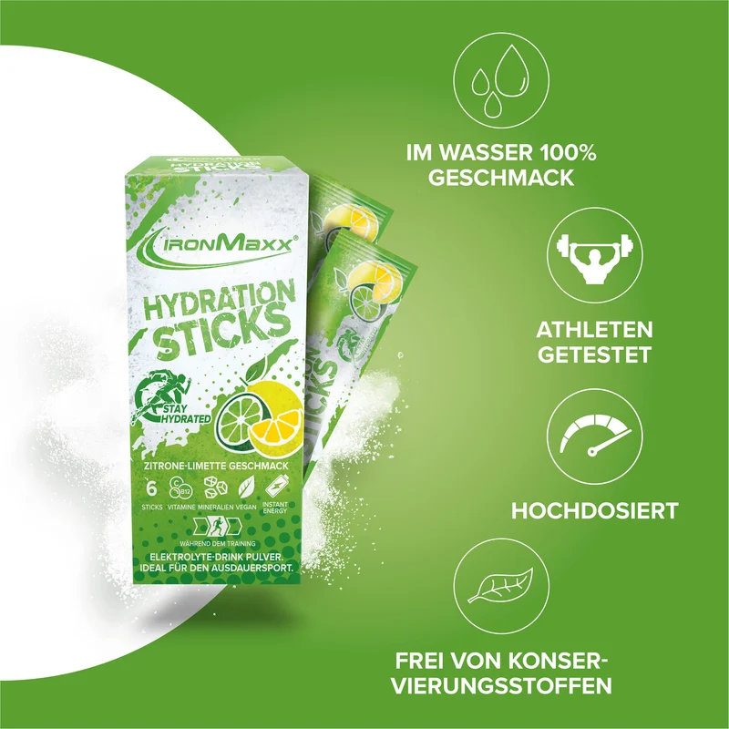 Hydration Sticks (6x12,9g) - Zitrone Limette
