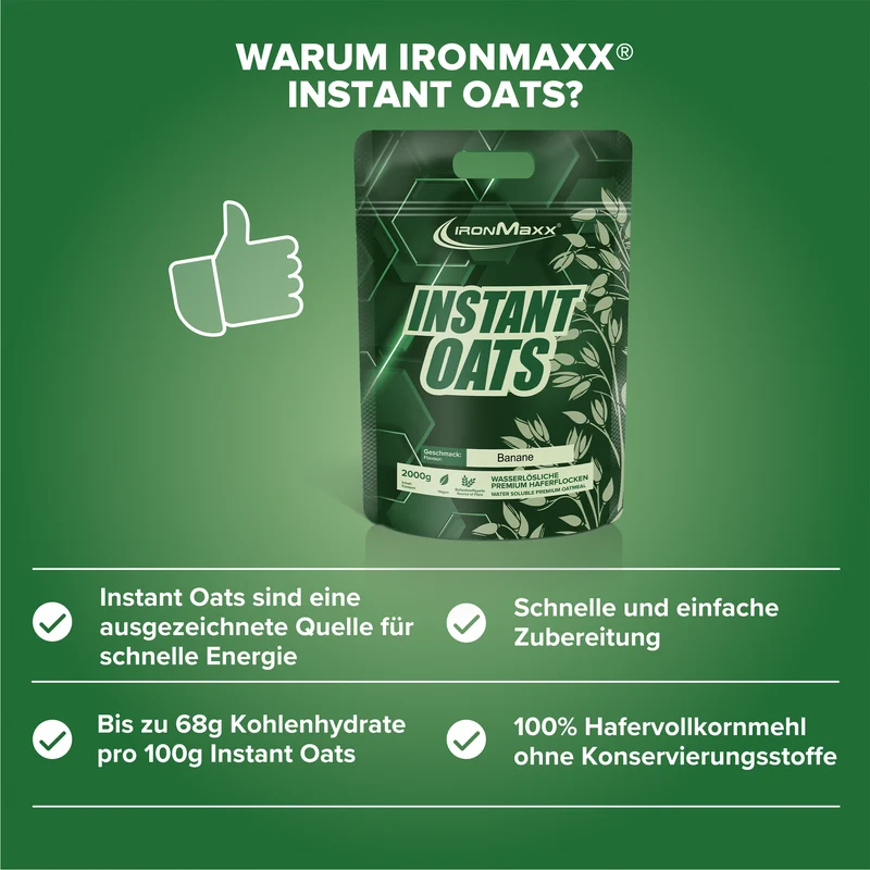 Instant Oats (2000g) - Banane