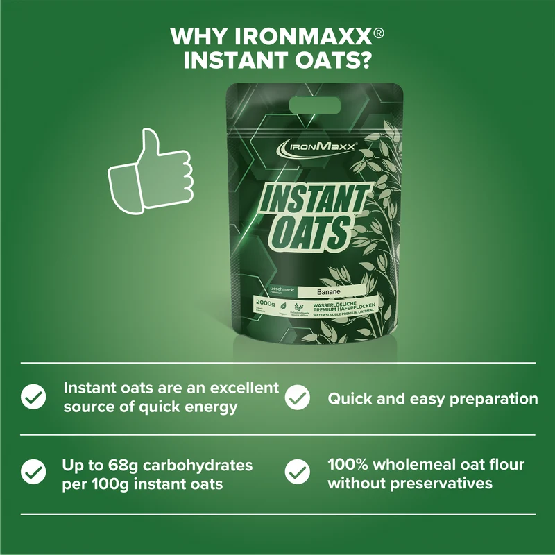 Instant Oats (2000g) - Banane
