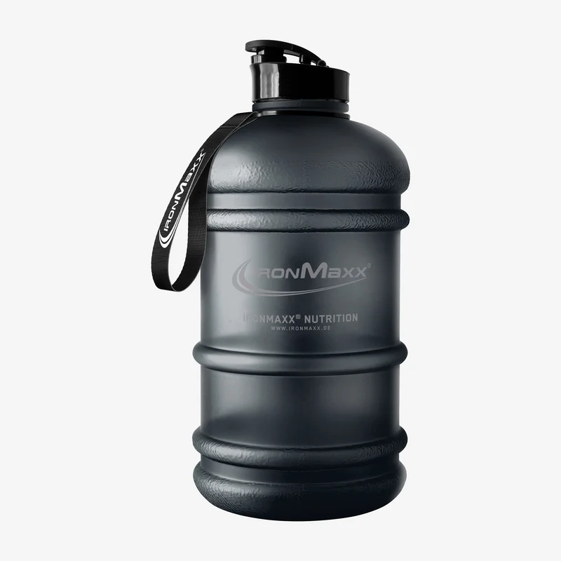 Water Gallon (2200ml) - Matt Transparent Frosted Deep Black
