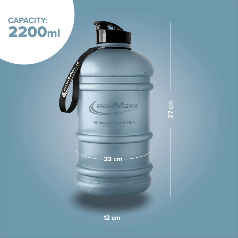 Water Gallon (2200ml) - Matt Transparent Frosted Kyanite Blue
