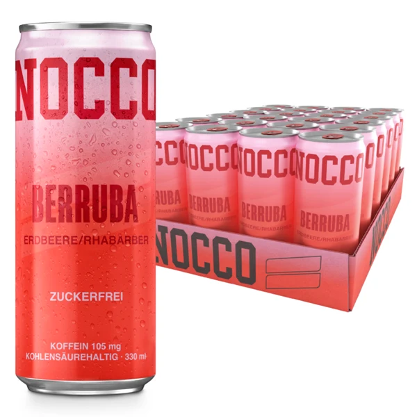 Nocco ENERGY DRINK BERRUBA, 12x 330 ml Dose
