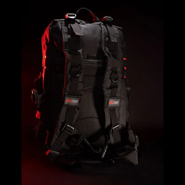 BigZone RUCKSACK MIT PATCH 50 Liter, Schwarz