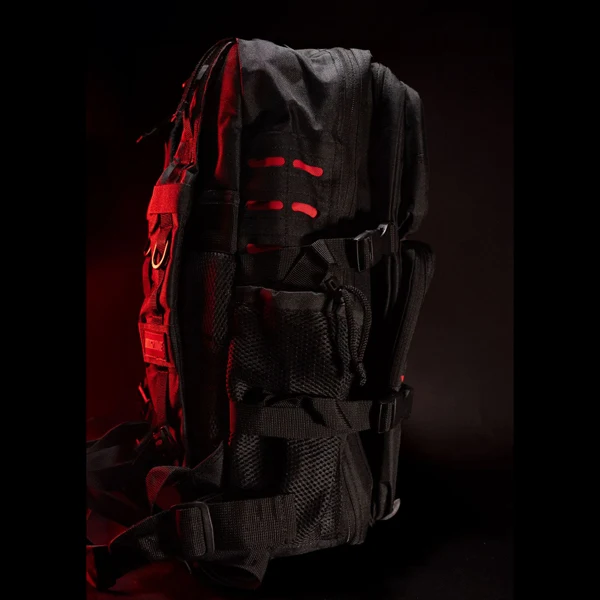 BigZone RUCKSACK MIT PATCH 50 Liter, Schwarz