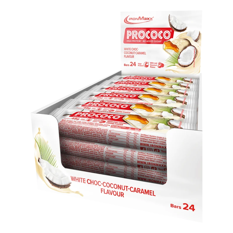 Prococo® (24x48g) - White Choc Coconut Caramel