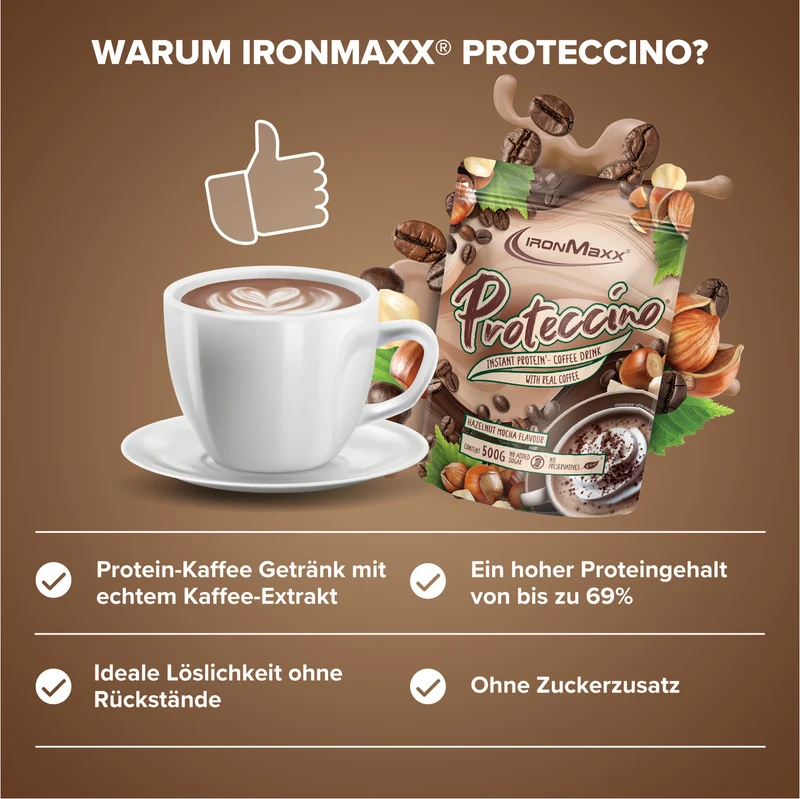 Proteccino (500g) - Hazelnut Mocha