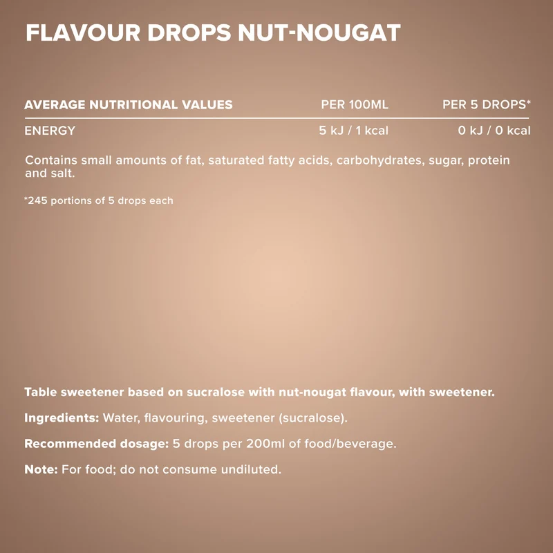 Flavour Drops (50ml) - Nuss Nougat