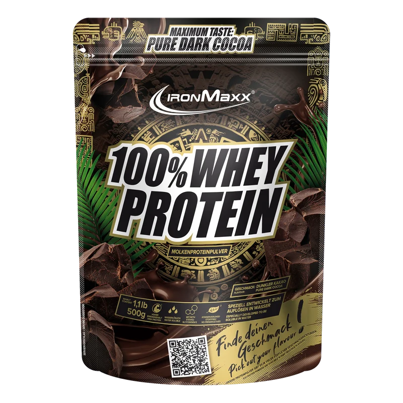 100% Whey Protein (500g) - Pure Dark Cocoa