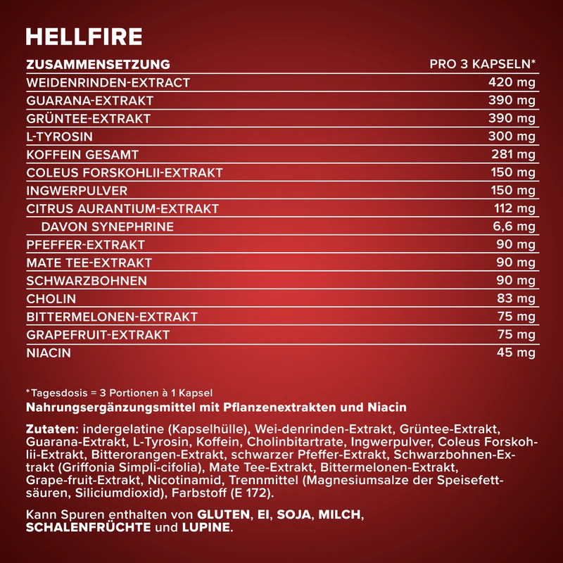 Hellfire® Fatburner - 60 Tricaps®
