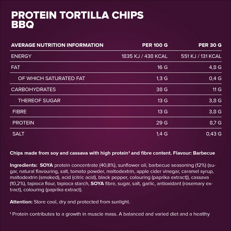 Protein Tortilla Chips 2.0 (60g) - Barbecue