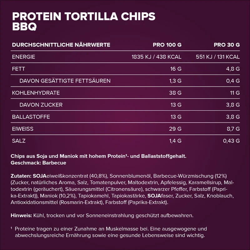 Protein Tortilla Chips 2.0 (60g) - Barbecue