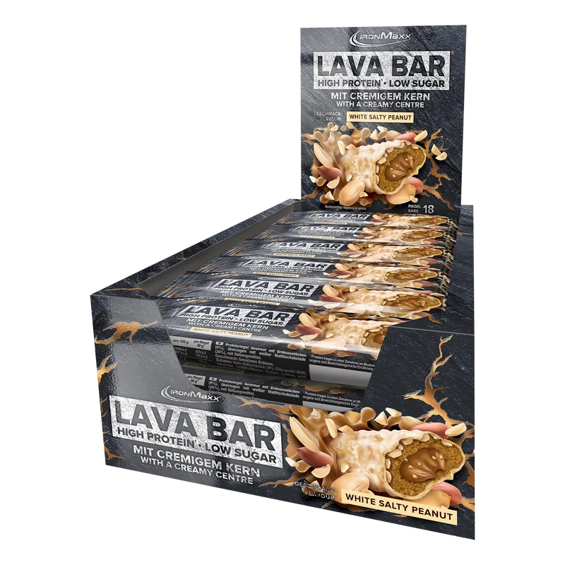 Lava Bar Protein Riegel (18x40g) - White Salty Peanut