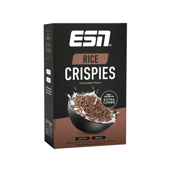 ESN RICE CRISPIES, 2x 375 g Beutel, Chocolate