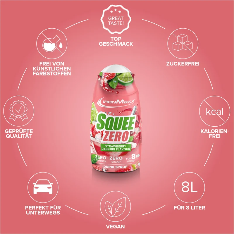 SqueeZero (65ml) - Strawberry Daiquiri