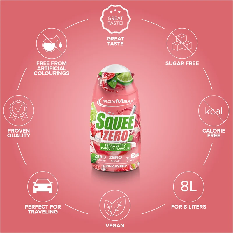 SqueeZero (65ml) - Strawberry Daiquiri