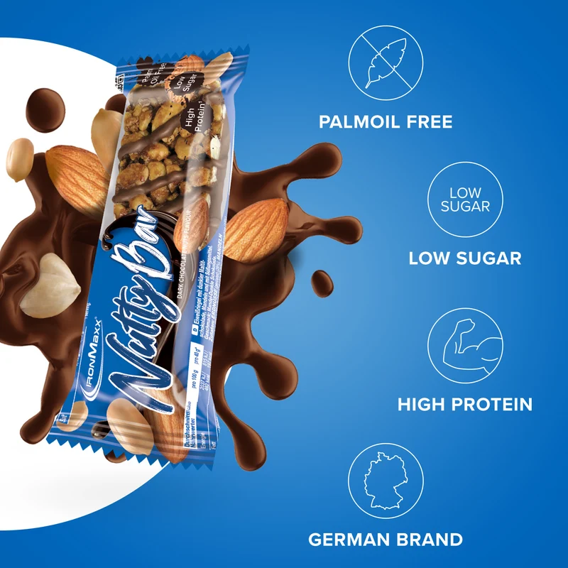 Nutty Bar (40g) - Dark Chocolate Nut