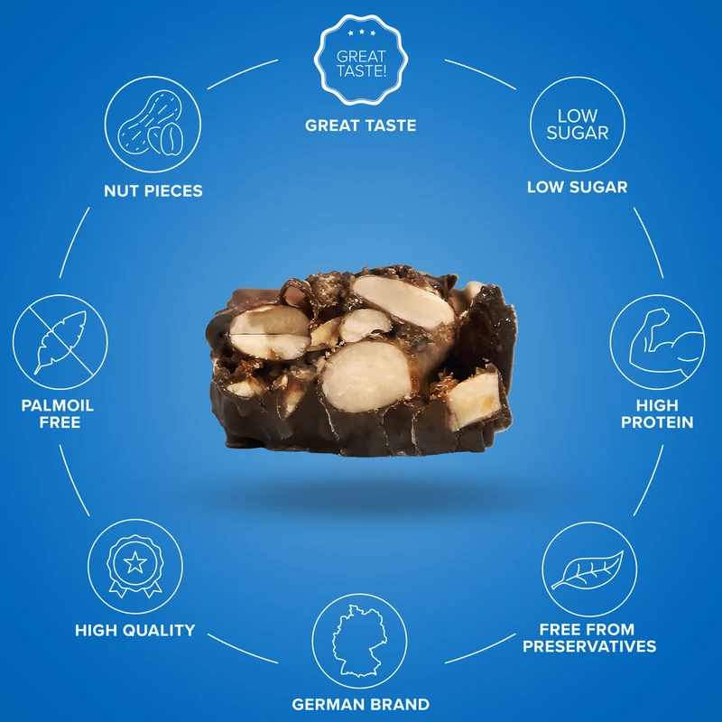 Nutty Bar (40g) - Dark Chocolate Nut