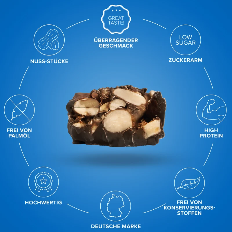 Nutty Bar (40g) - Dark Chocolate Nut