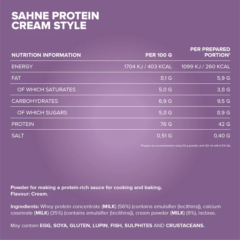 Sahne Protein (500g) - Sahne