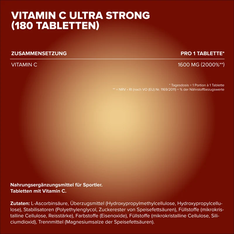 Vitamin C Ultra Strong - 90 Tabletten