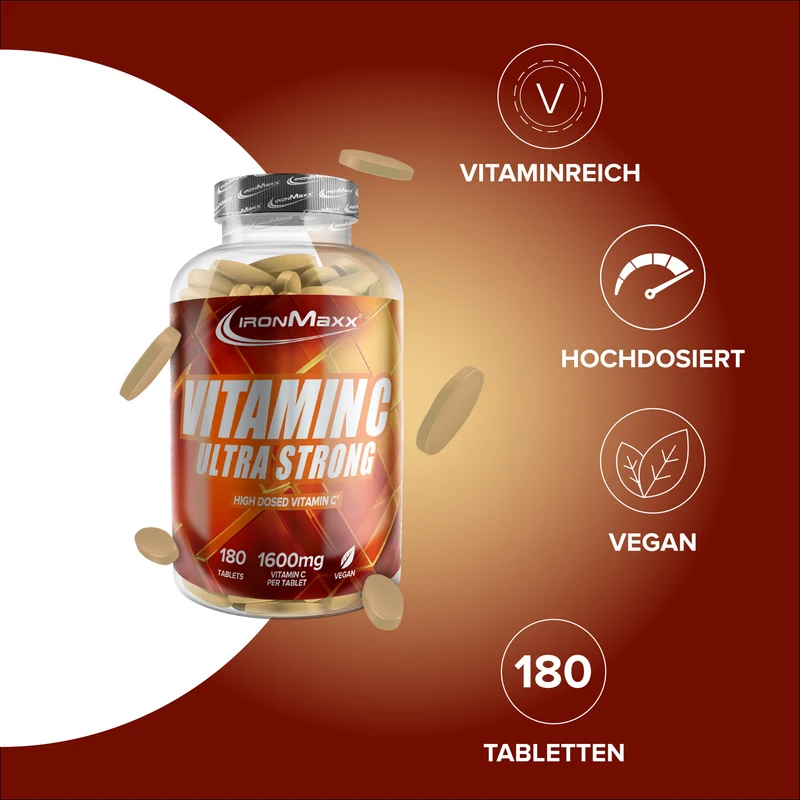Vitamin C Ultra Strong - 180 Tabletten
