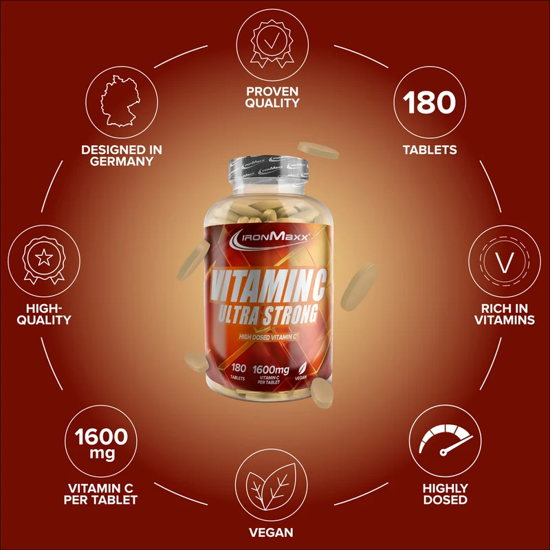 Vitamin C Ultra Strong - 180 Tabletten
