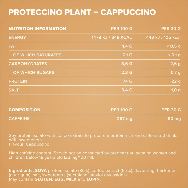 Proteccino Plant (500g) - Cappuccino
