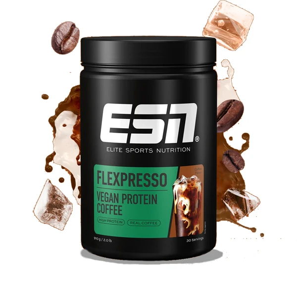 ESN FLEXPRESSO VEGAN PROTEIN COFFEE, 910 g Dose